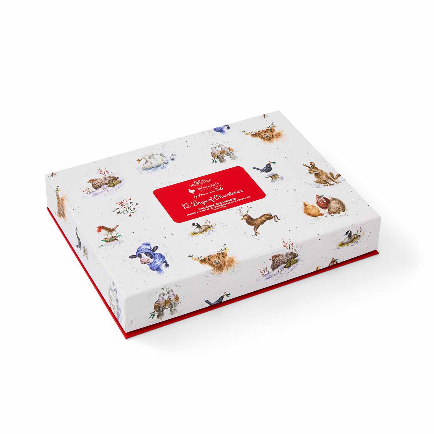 Wrendale Designs 12 Christmas Decorations image number null